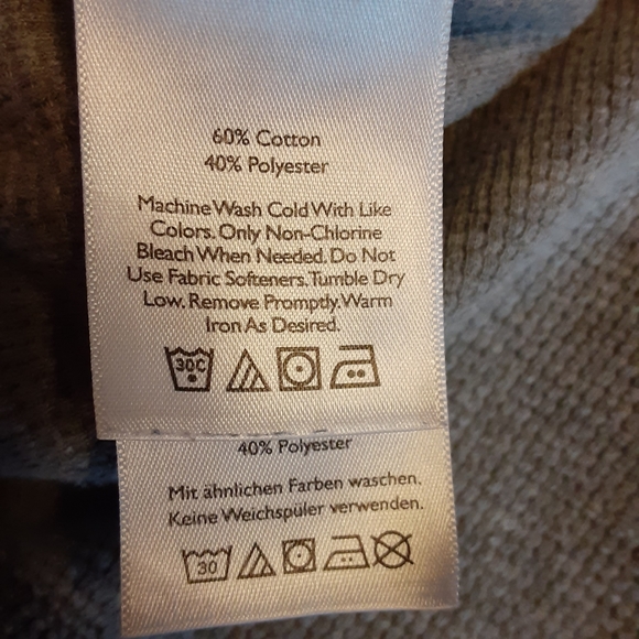 EDDIE BAUER THERMAL WAFFLE KNIT HENLEY in Light Heather Gray MENS SIZE 2XL. - Picture 7 of 13